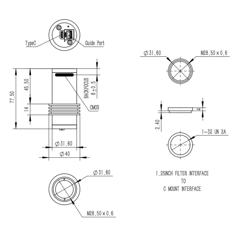 QHY Camera 5III585M Mono