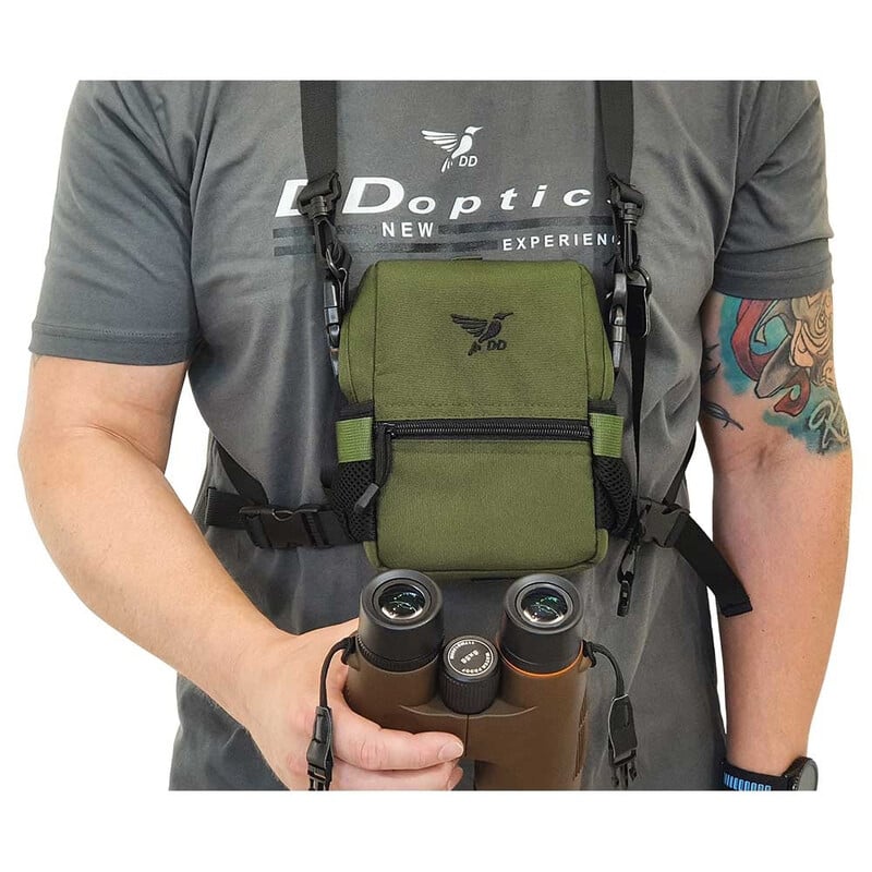 DDoptics Borsa per binocolo Harness verde