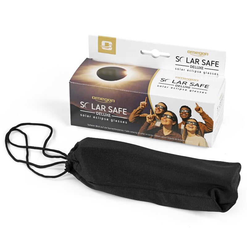 Omegon Occhiali per eclissi solare Sonnenfinsternis-Brille Solar Safe Deluxe
