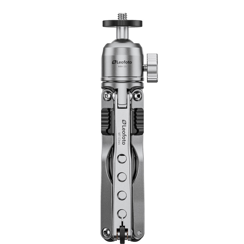 Leofoto Tabletop tripod MT-03mini+MBH-20 silver
