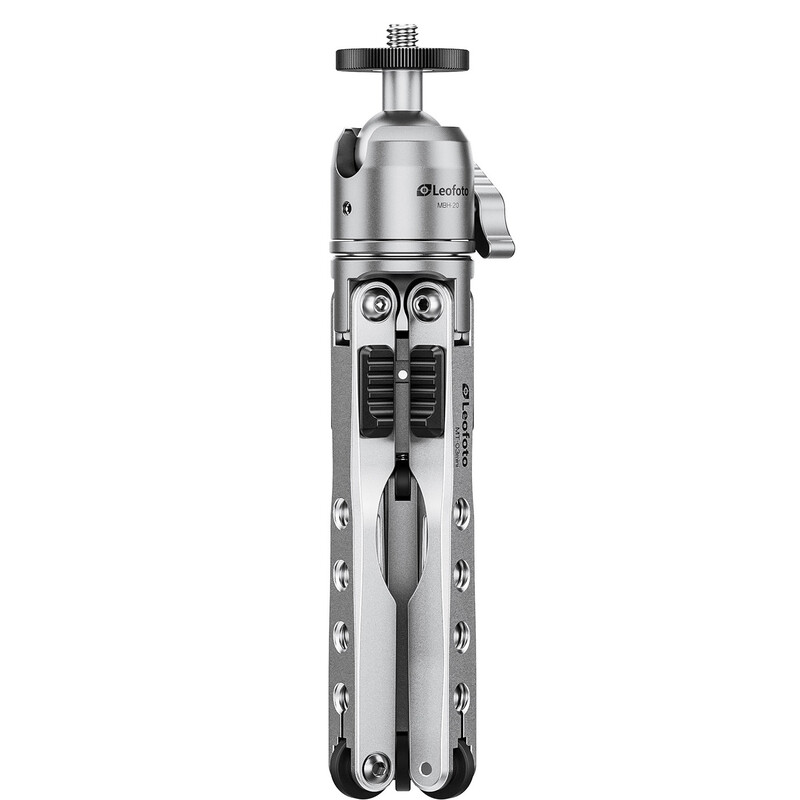 Leofoto Tabletop tripod MT-03mini+MBH-20 silver