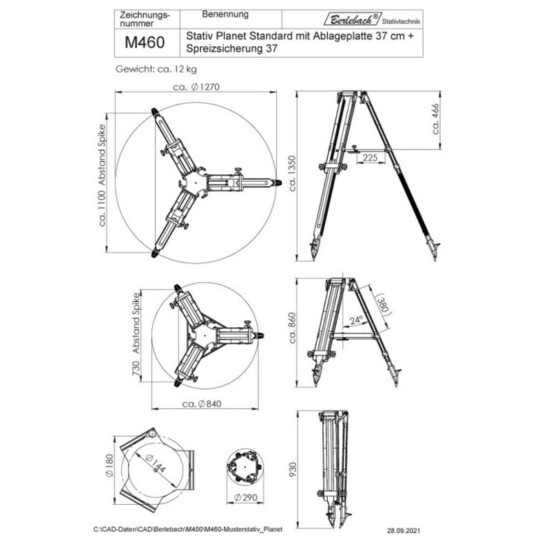 Berlebach Tripod Planet Fujinon LB150