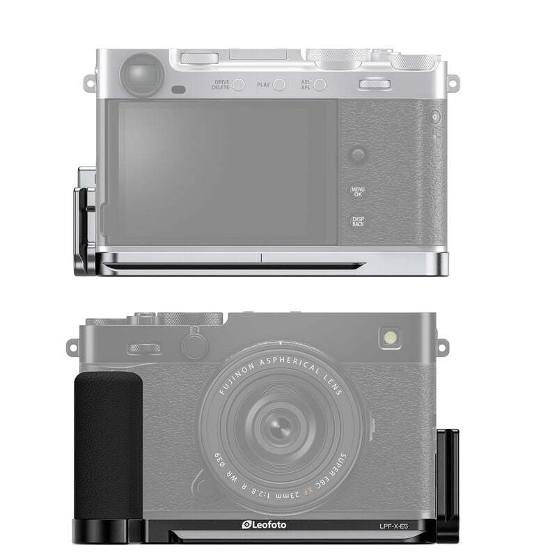 Leofoto L-bracket LPF-X-E5 suitable for Fujifilm X-E5 black