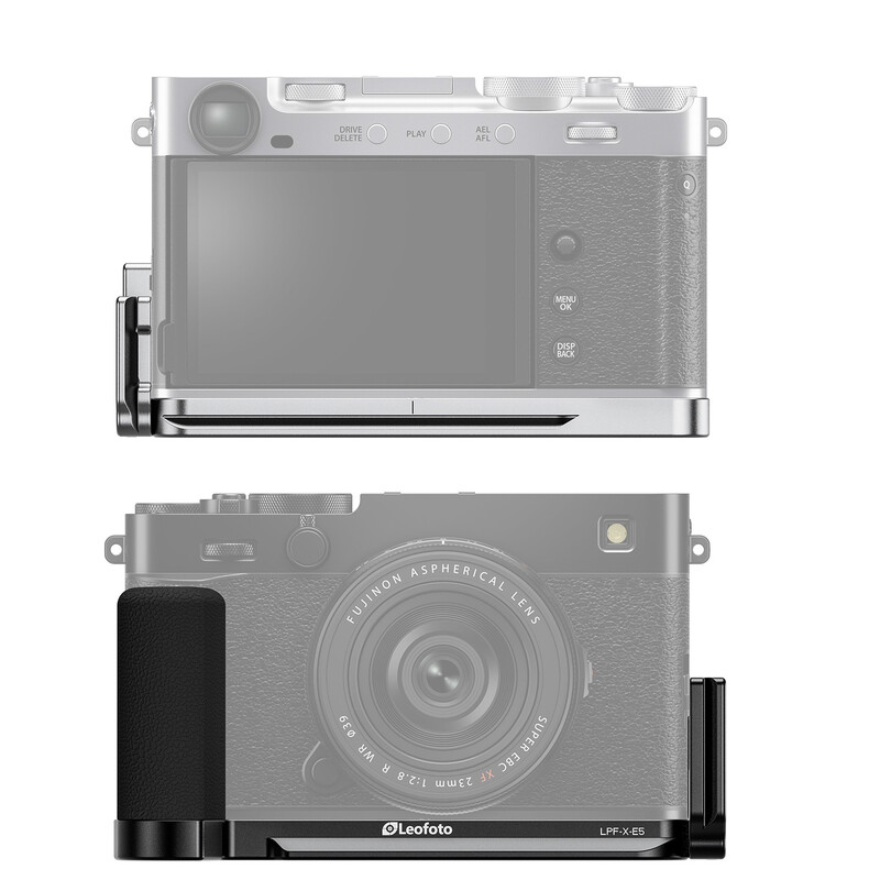 Leofoto L-bracket LPF-X-E5 suitable for Fujifilm X-E5 silver