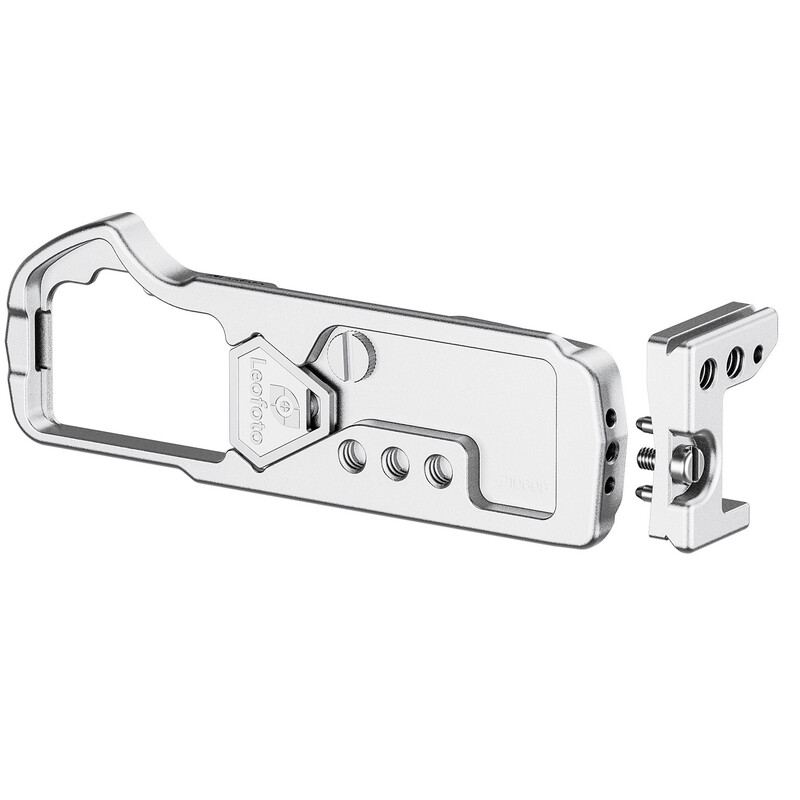 Leofoto L-bracket LPO-OM-5II suitable for OM-5 II silver