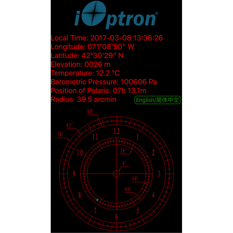 iOptron Poolzoeker AccuAlign HST / PST