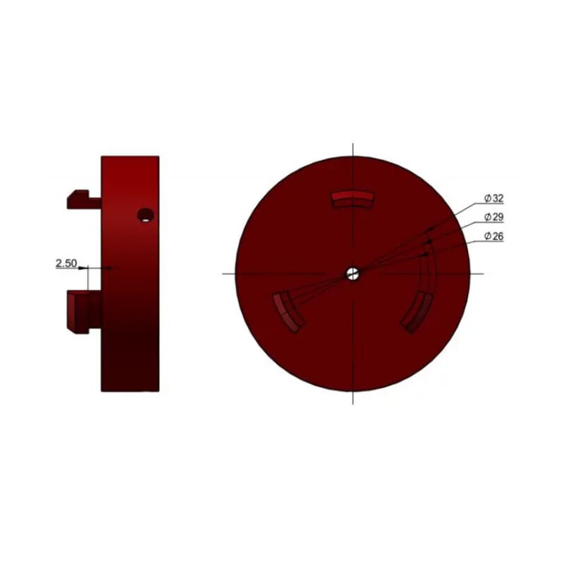 QHY PoleMaster Mounting Adaptors Vixen SXD, SXW, SX2, SXD2