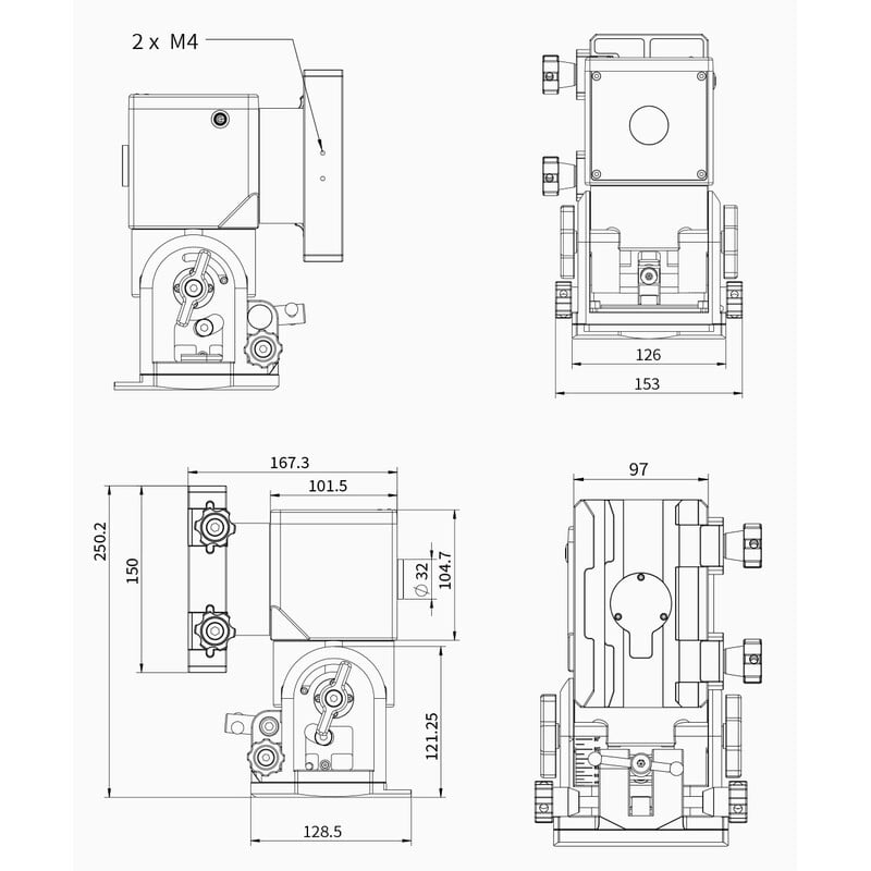 ZWO Montatura AM7 Harmonic Equatorial