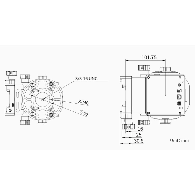 ZWO Montatura AM7 Harmonic Equatorial + Tripod TC40