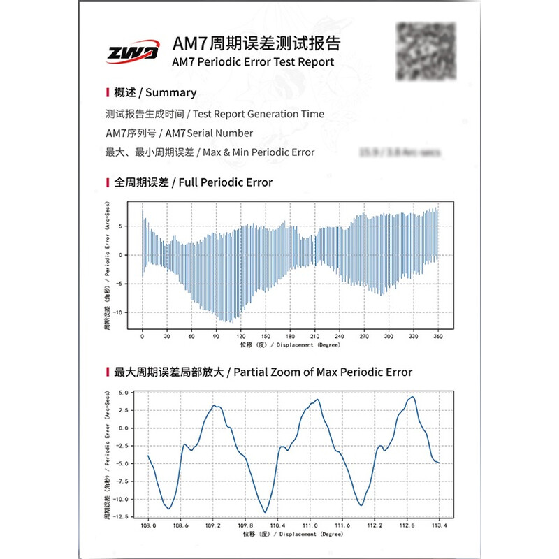 ZWO Montering AM7 Harmonic Equatorial