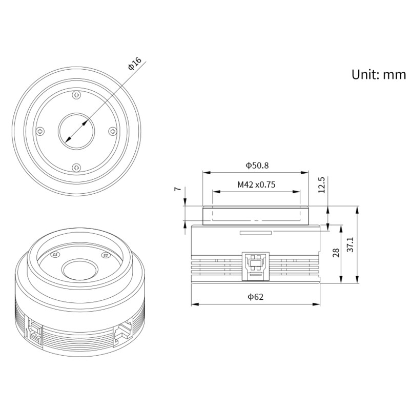 ZWO Cámara ASI 676 MC Color