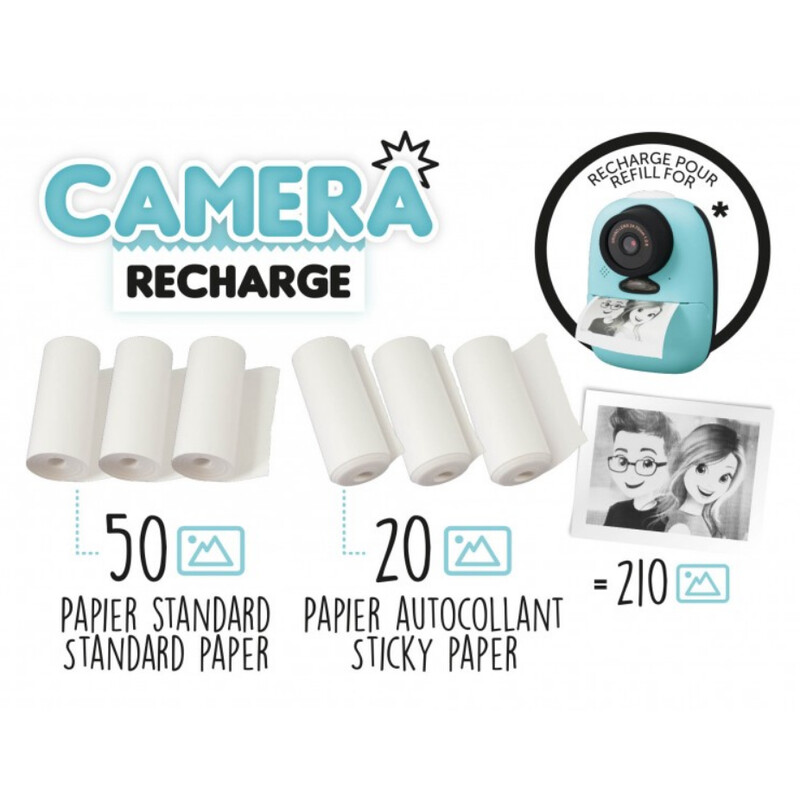 Buki Juego de rollos de papel fotográfico de repuesto