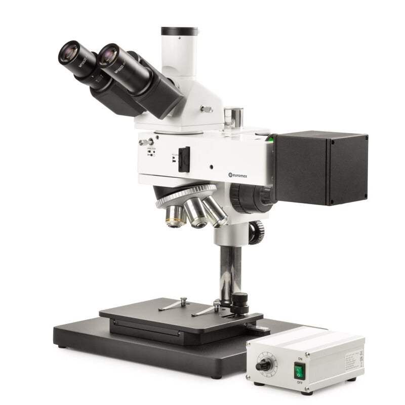 Euromex Microscopio BS.4053-PLMRi, trino, plano, INFINITY, 50x-500x, 10x/22, LED, AL