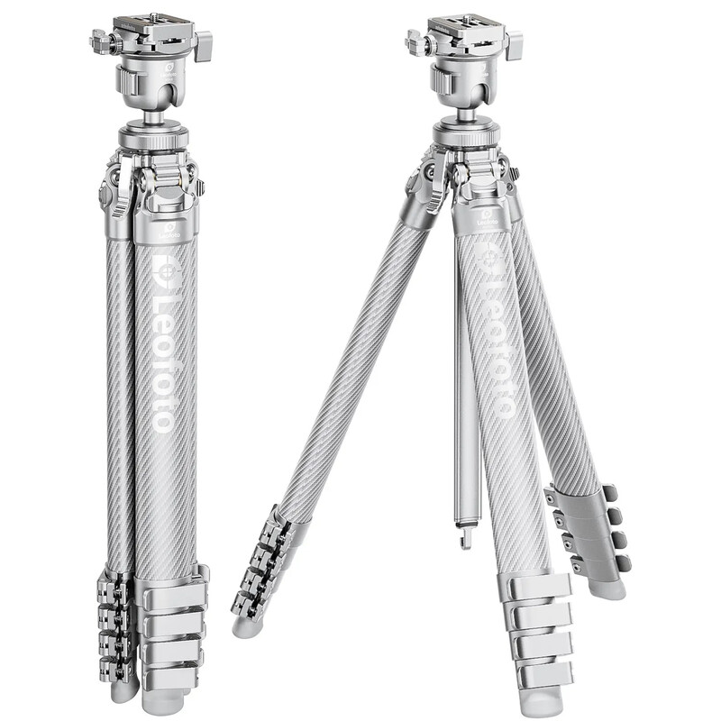 Leofoto Carbon tripod AZ-235C+MBH-30 Azure Full silver