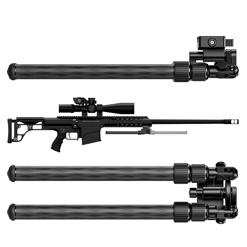 Leofoto BIP-B1 Monopod, Crossed Pattern