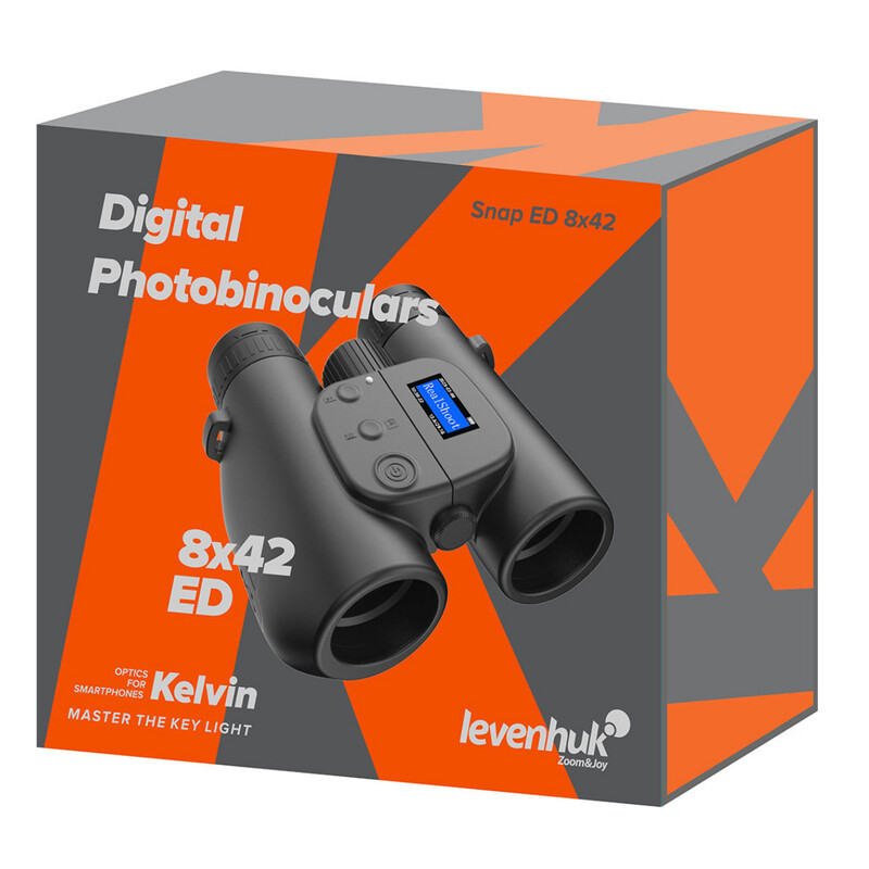 Levenhuk Verrekijkers Kelvin Snap ED 8x42 Wi-Fi