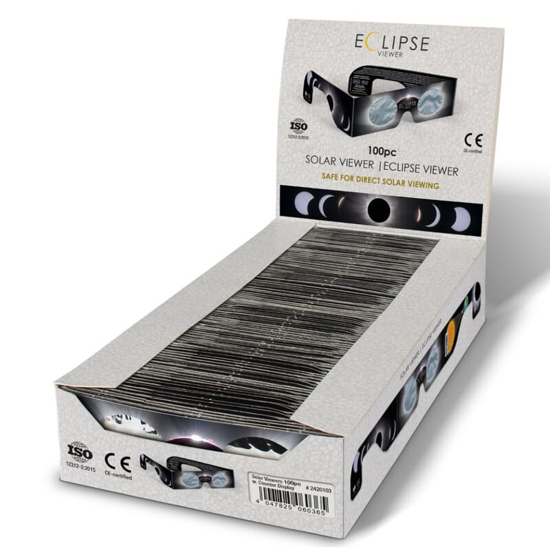 Baader Solar Eclipse Glasses – Solar Eclipse ‘Sofi’ Observation Glasses – Solar Viewer AstroSolar® – 100 pieces