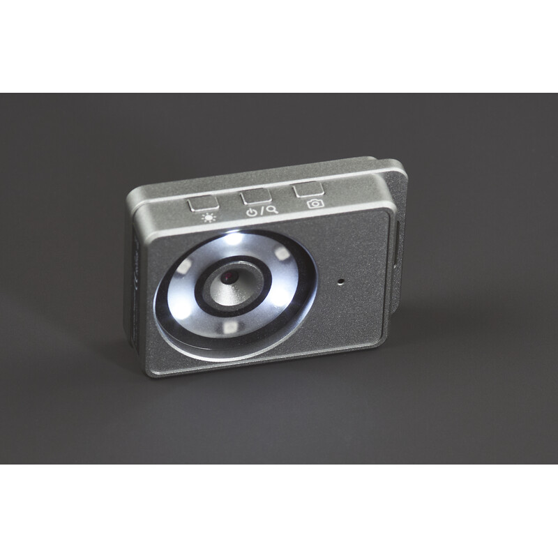 FPS Lente d`Ingrandimento Magic Loupe Cube elektronische Lupe – kompakt, 7x bis 19x Zoom, UV-Licht & 2,4" Display, inkl. SD-Karte