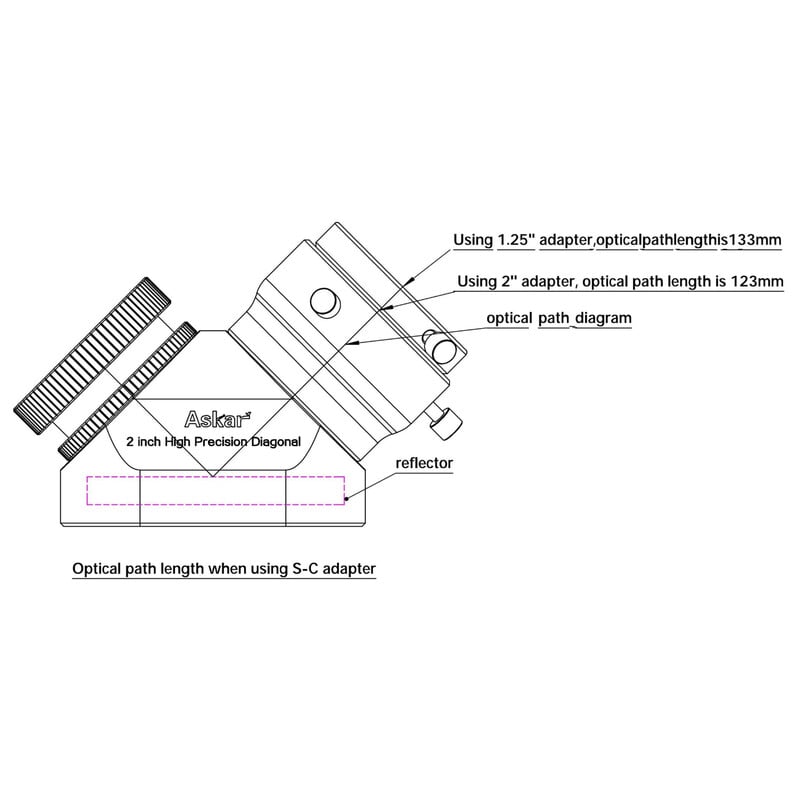 Askar Diagonal mirror 90° 2"
