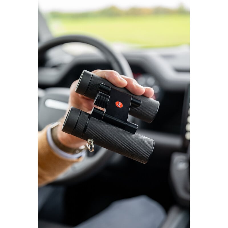 Leica Verrekijkers Noctivid 8x25 zwart met lederen bekleding