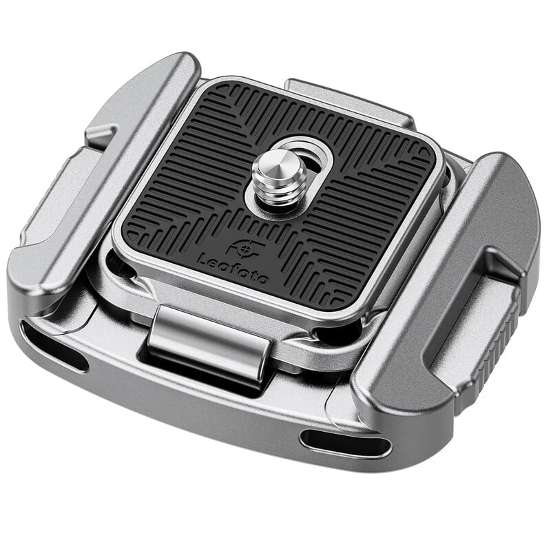 Leofoto Fast coupling QF-01+QP-38 silver