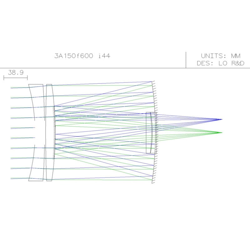 LOic Telescopio Astrograph 150/600 i44