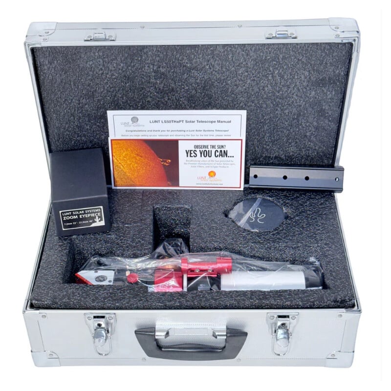 Lunt Solar Systems Telescopio solar ST 50/350 LS50C Ha / B600 PT DS Premium PLUS Kit