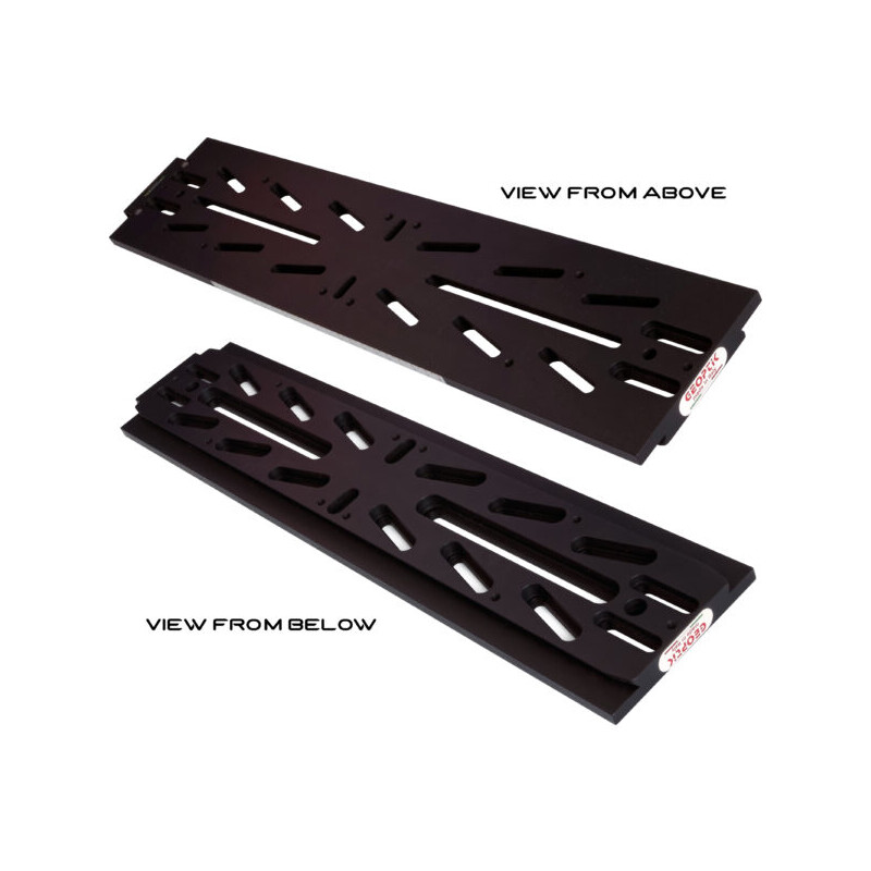 Geoptik Guida per prismi in stile Losmandy da 450 mm, nera