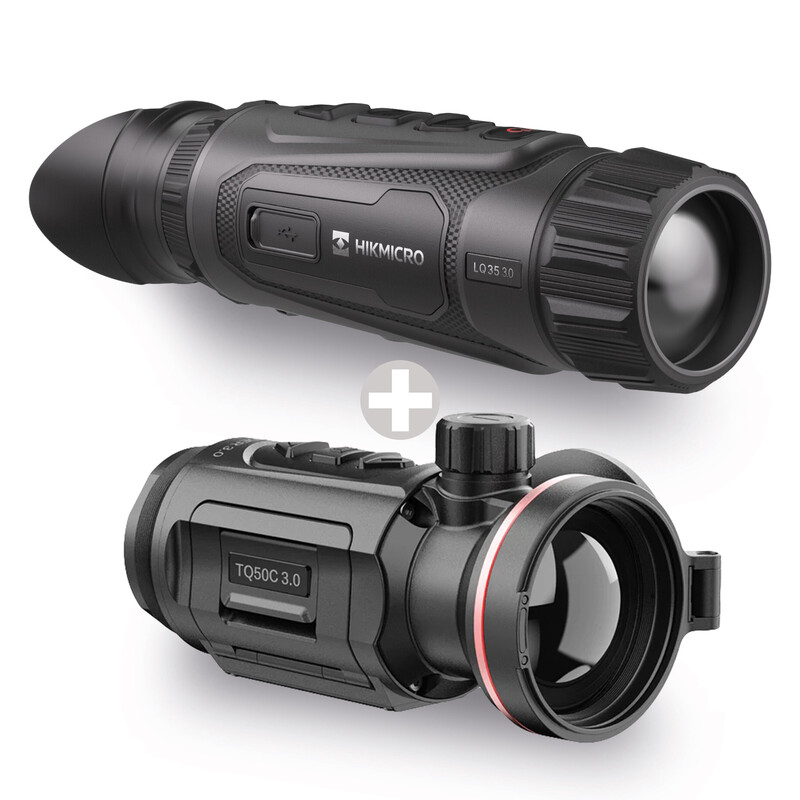 HIKMICRO Set da caccia notturna con camera termica Thunder TQ50C 3.0 + Lynx LQ35 3.0