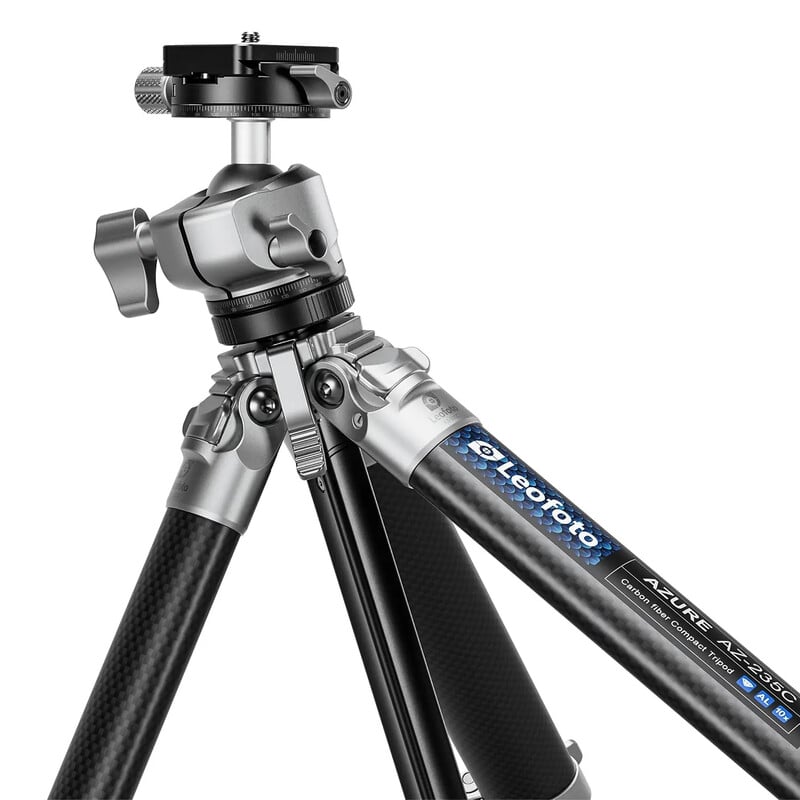 Leofoto Carbon tripod AZ-235C+MBH-30 Azure Half Silver