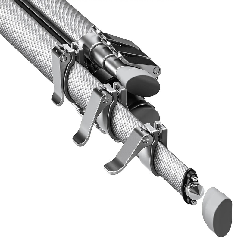 Leofoto Carbon tripod AZ-204C+MBH-30 Azure Full Silver