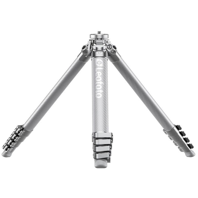 Leofoto Carbon tripod AZ-204C+LH-30R Azure Full Silver