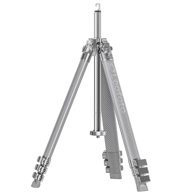 Leofoto Carbon tripod AZ-204C+LH-30R Azure Full Silver