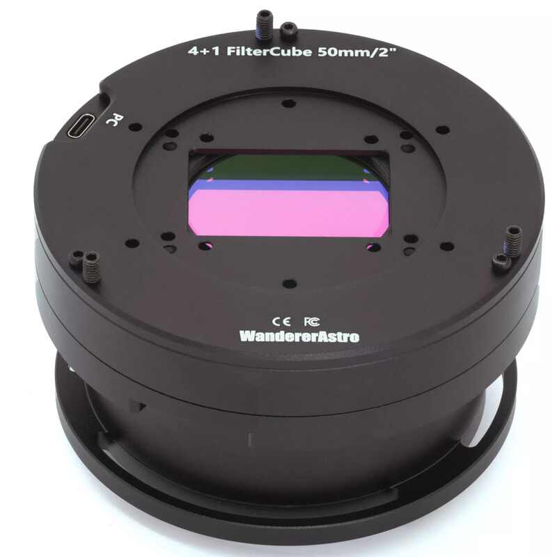 Wanderer Astro Rueda de filtros Cube para Celestron RASA 1100 y 3600
