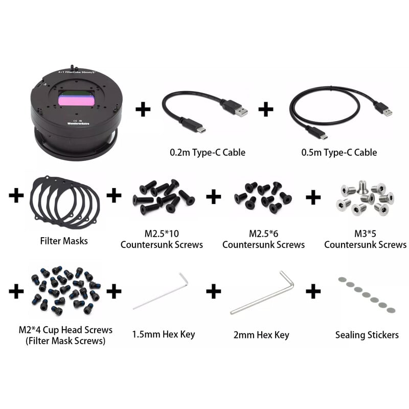 Wanderer Astro Filter wheel Cube Celestron RASA 1100 & 3600