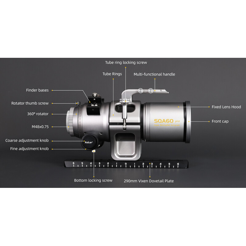 Askar Apochromatic refractor AP 60/276 SQA60 Pro