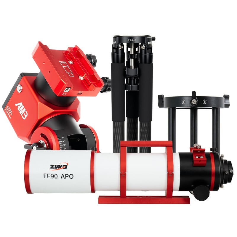 ZWO Apochromatic refractor AP 90/609 FF90 AM3N+PE160+TC40