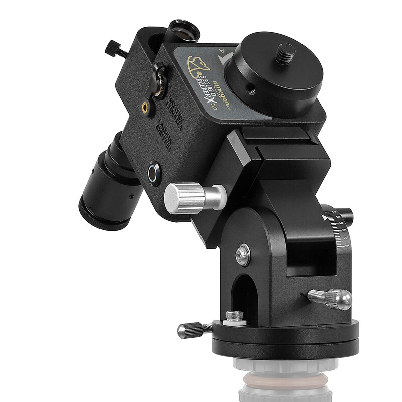 Omegon Montura Set Segugio Tracker con cuña ecuatorial Deluxe y buscador de polo