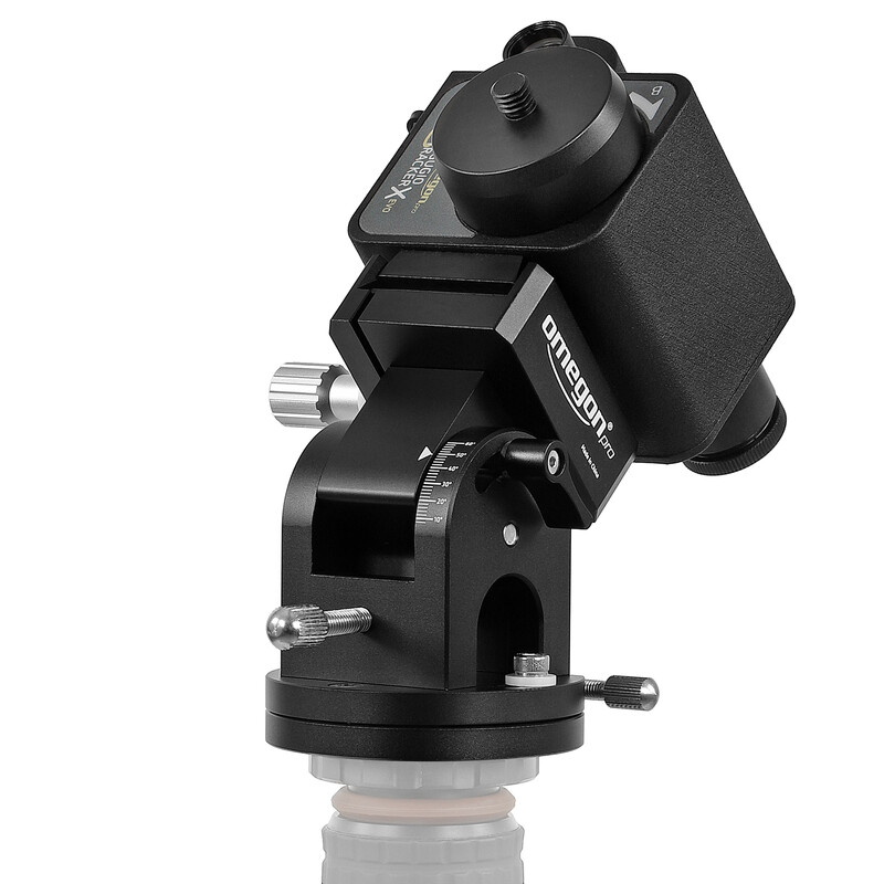 Omegon Montura Set Segugio Tracker con cuña ecuatorial Deluxe y buscador de polo