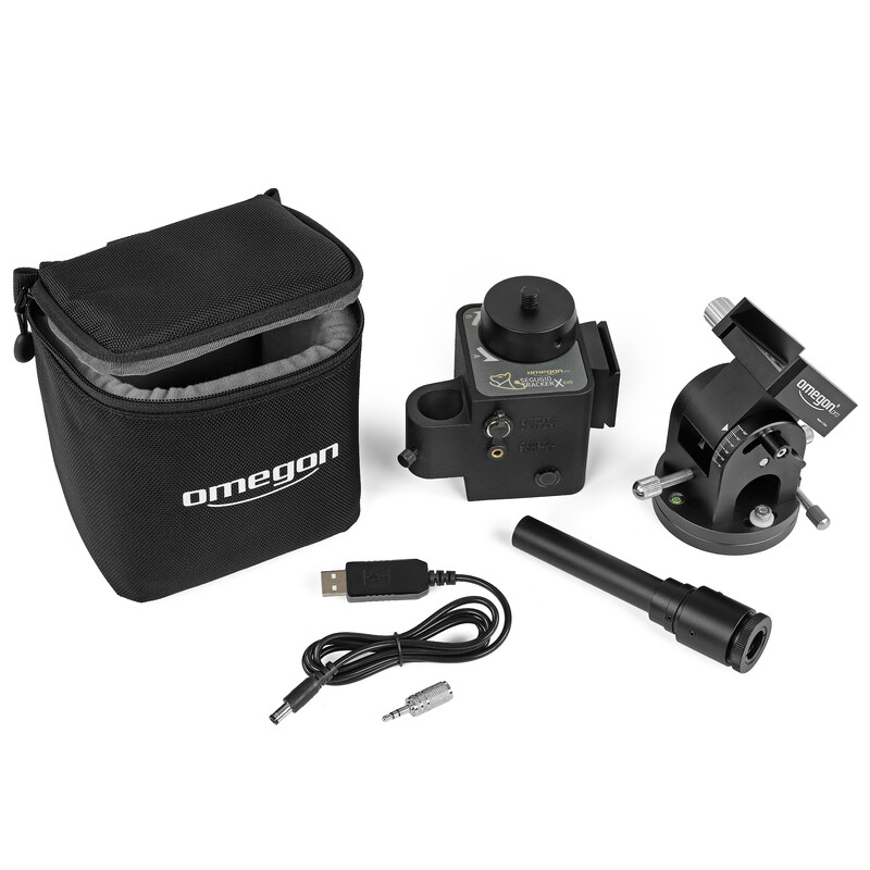 Omegon Montering Segugio Tracker-set met Deluxe-polar wedge en poolzoeker