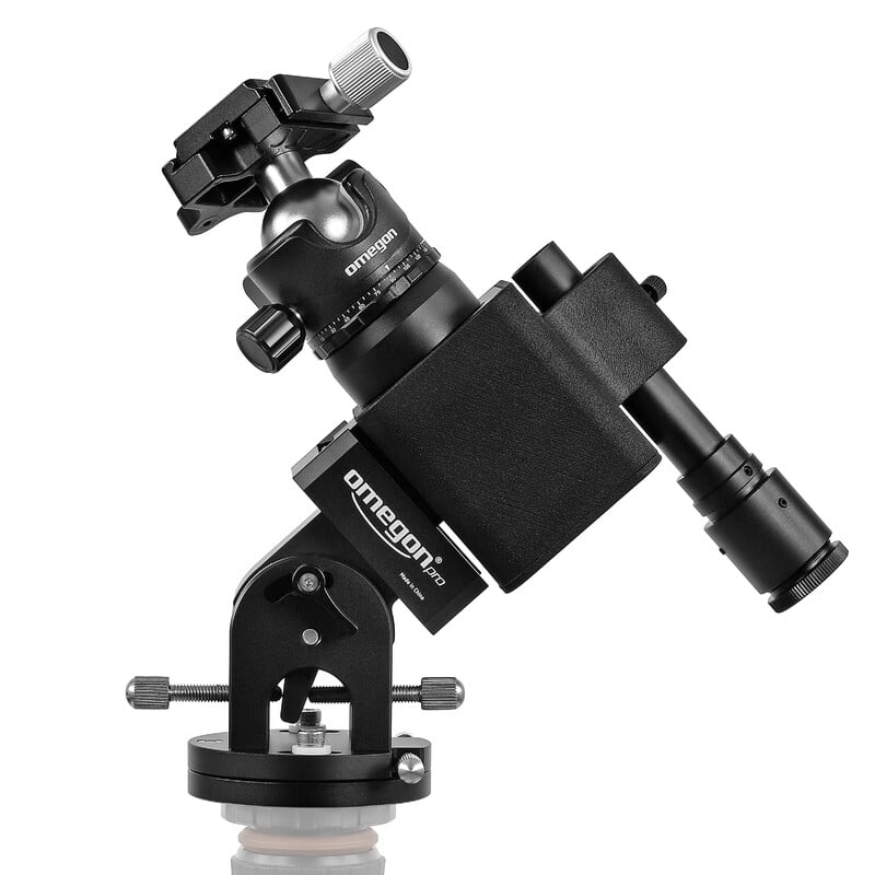 Omegon Mount Segugio Tracker Set with ballhead, deluxe polar wedge and pole finder