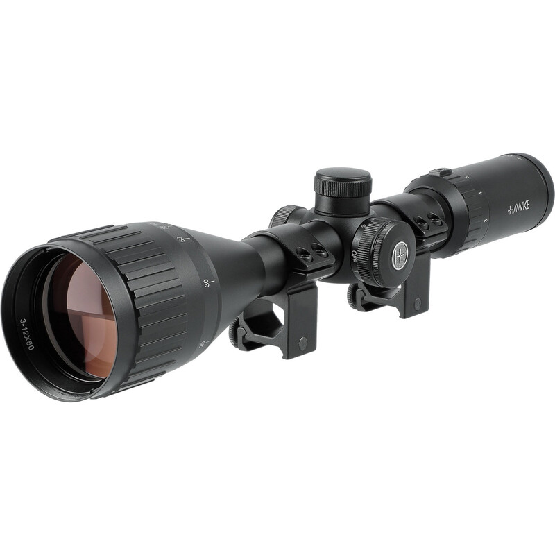 HAWKE Mira telescópica Fast Mount IR 3-12x50 AO IR Mil Dot Weaver