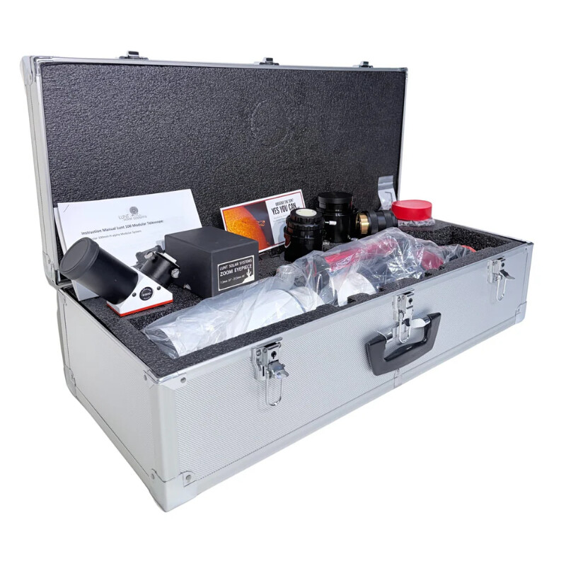 Lunt Solar Systems Zonnetelescoop ST 100/700 LS100MT Ha / B1800 PT DS Premium PLUS-set