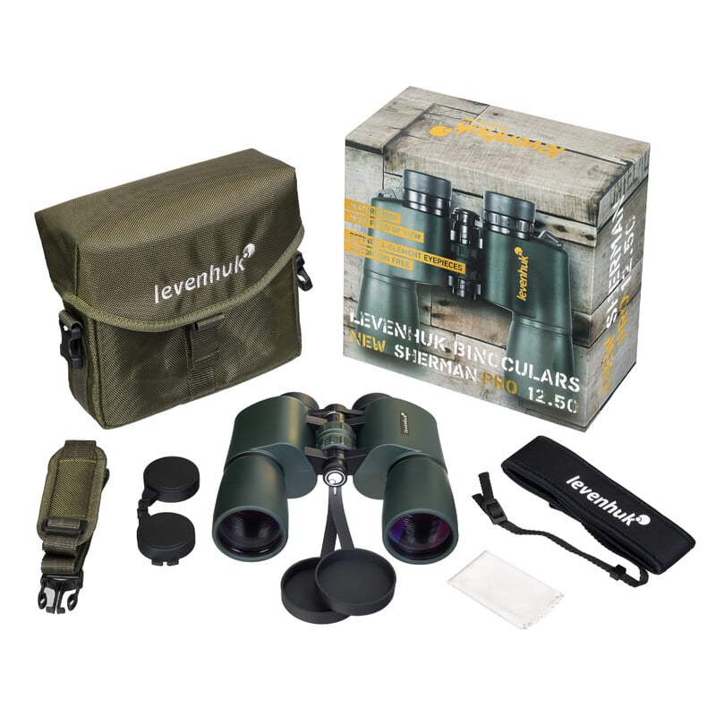 Levenhuk Binocolo 12x50 Sherman PRO